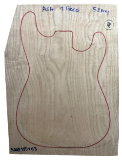 Ash 1 piece body blank nº18